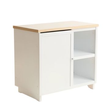 Holly Crest Freestanding Laundry Folding Counter - White
