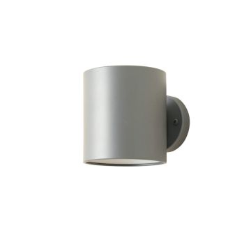 River Bridge Wall Sconce Mounted On A Plain Wall - Gray