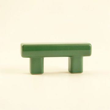 Lake Bluff Cabinet Handle Without Packaging - Green (synthetic illustration; no displayed measurements)