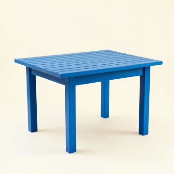 Cedar Branch Patio Table - Blue (synthetic illustration; no displayed measurements)