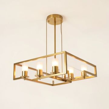 Brenton Cove 6-Light Candle Style Rectangle / Square Chandelier (synthetic illustration; no displayed measurements)
