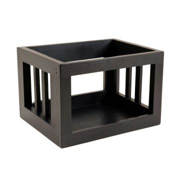 Laurel Branch Empty Furniture-Style Pet Crate - Black