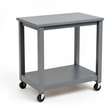 Bay Crest Empty Rolling Workshop Cart - Gray (synthetic illustration; no displayed measurements)