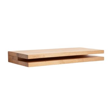 Mcfarlane 2 Piece Solid Wood Floating Shelf
