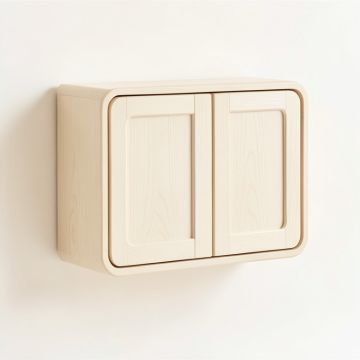 Fern Bluff Wall-Mounted Entry Cabinet - Ivory (synthetic illustration; no displayed measurements)