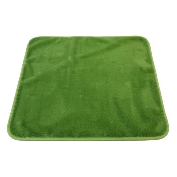 Olive Edge Bath Mat - Green