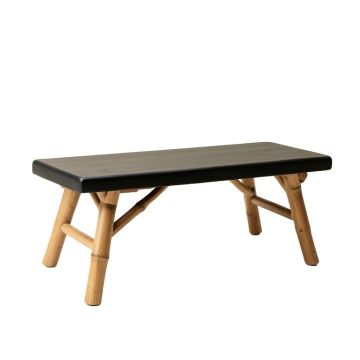 Cedar Field Indoor Bench - Black