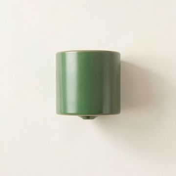 Dune Bridge Wall Sconce Mounted On A Plain Wall - Green (synthetic illustration; no displayed measurements)