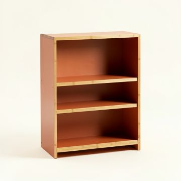 Wren Bluff Freestanding Bookcase - Terracotta (synthetic illustration; no displayed measurements)