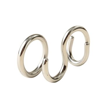 Metal Shower Curtain Hooks Rings