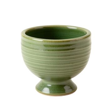Elm Brook Empty Candle Holder - Green