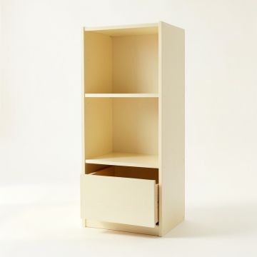Cedar Canyon Narrow Cubby Tower - Cream (synthetic illustration; no displayed measurements)