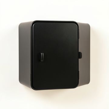 Cove Arc Wall-Mounted Laundry Cabinet (synthetic illustration; no displayed measurements)