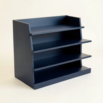 River Bridge Desktop Shelving Unit - Navy (synthetic illustration; no displayed measurements)