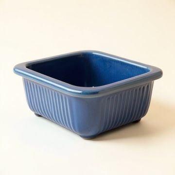 Summit Brook Empty Railing Planter With Integral Brackets - Blue (synthetic illustration; no displayed measurements)