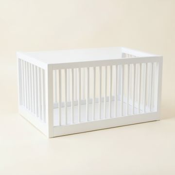 Rowan Arc Empty Furniture-Style Pet Crate (synthetic illustration; no displayed measurements)