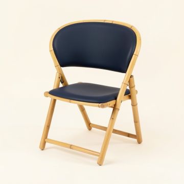 Flint Bridge Folding Outdoor Chair - Navy (synthetic illustration; no displayed measurements)