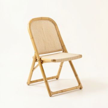 Shore Branch Folding Outdoor Chair - Beige (synthetic illustration; no displayed measurements)