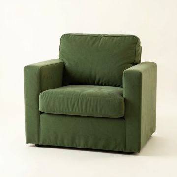 Moss Canyon Upholstered Armchair - Green (synthetic illustration; no displayed measurements)