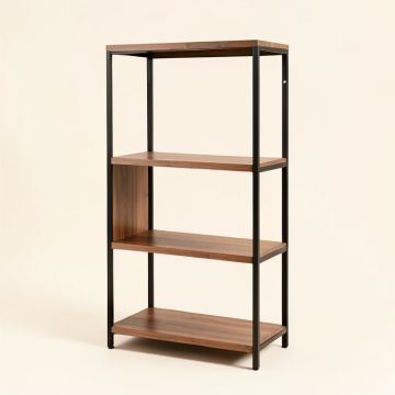 Leinbach 65.5 '' H X 40 '' W Metal Etagere Bookcase (synthetic illustration; no displayed measurements)