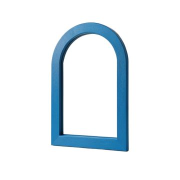 Alder Crossing Framed Wall Mirror - Blue