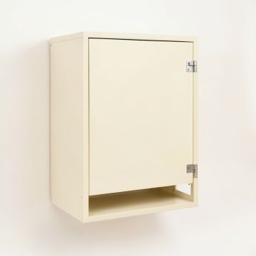 Field Bridge Wall-Mounted Laundry Cabinet - Cream (synthetic illustration; no displayed measurements)