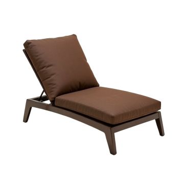 Island Estate Lanai Reclining Chaise Lounge With Cushion