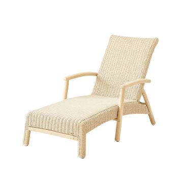Cove Bend Outdoor Lounge Chair - Cream