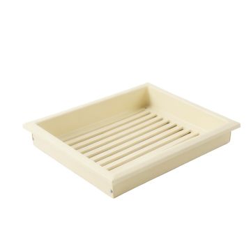 Alder Bluff Empty Under-Desk Cable Tray - Cream