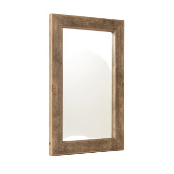 Addilynn Rustic Wood Wall Mirror