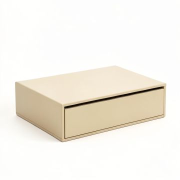 Vale Bluff Desktop Monitor Riser - Beige (synthetic illustration; no displayed measurements)