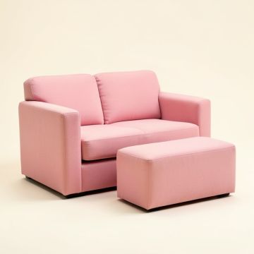 Alethea Kids Club Sofa And Ottoman (synthetic illustration; no displayed measurements)