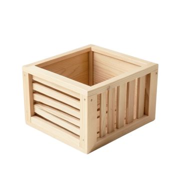 River Crossing Empty Furniture-Style Litter Enclosure - Beige