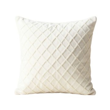Dawn Canyon Filled Accent Pillow - White