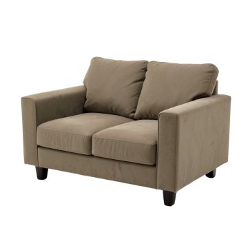 Carolina 50.25 '' Velvet Recessed Arm Loveseat (synthetic illustration; no displayed measurements)