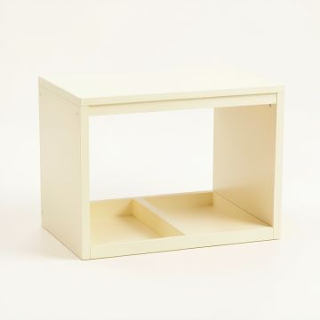Linden Bridge Empty Coffee-Station Organizer - Ivory (synthetic illustration; no displayed measurements)