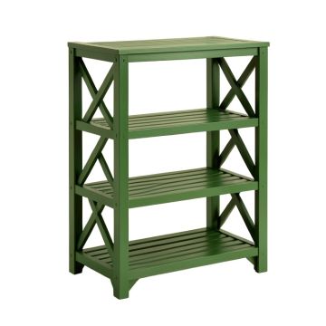 Field Bluff Empty Seed-Starting Shelving Unit Without Lights - Green