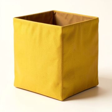 Sunflower Storage Fabric Bin (synthetic illustration; no displayed measurements)
