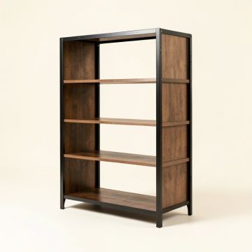 Hoyt Steel Etagere Bookcase (synthetic illustration; no displayed measurements)