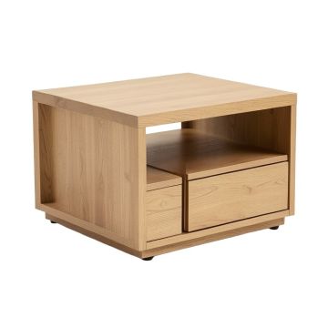 Flaner Floor Shelf Coffee Table With Storage