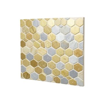 Medici 11 '' X 13 '' Natural Stone Honeycomb Mosaic Wall Tile