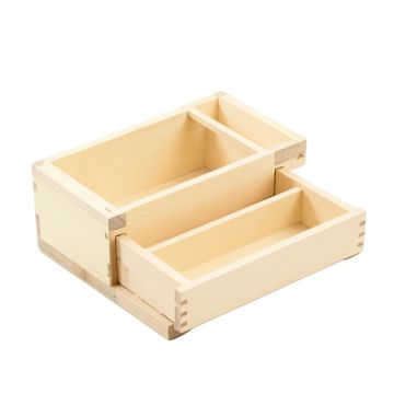 Laurel Arc Empty Coffee-Station Organizer - Cream (synthetic illustration; no displayed measurements)