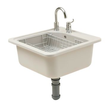 Kore 33 '' L X 20 '' W Farmhouse/Apron Kitchen Sink With Sink Grid And Drain Assembly
