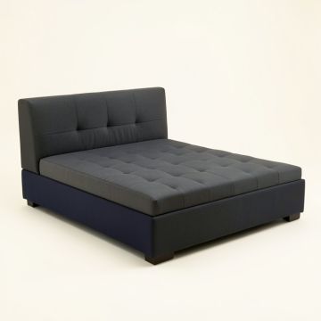Rayners Tufted Upholstered Low Profile Storage Platform Bed (synthetic illustration; no displayed measurements)