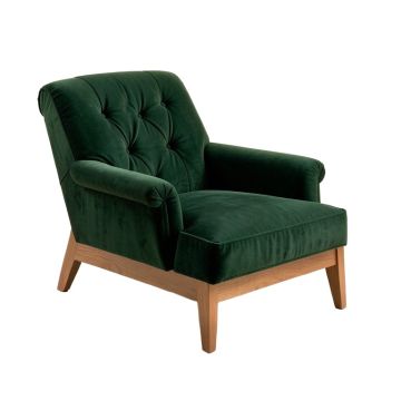Padang Tufted Two Arm Chaise Lounge