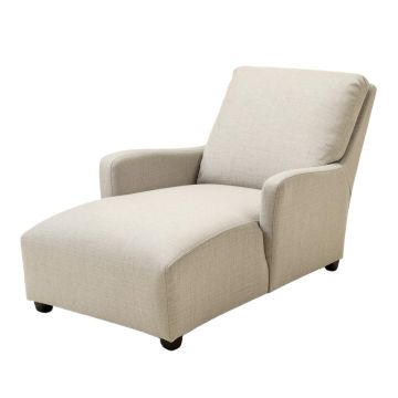 Armless Reclining Chaise Lounge
