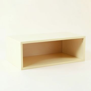 Rowan Crest Shoe Storage Bench - Ivory (synthetic illustration; no displayed measurements)