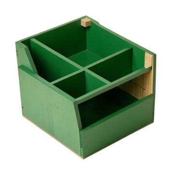Oak Bend Empty Coffee-Station Organizer - Green