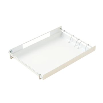 Lake Bridge Empty Under-Desk Cable Tray - White