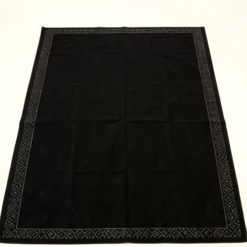 Heath Brook Rectangular Area Rug - Black (synthetic illustration; no displayed measurements)